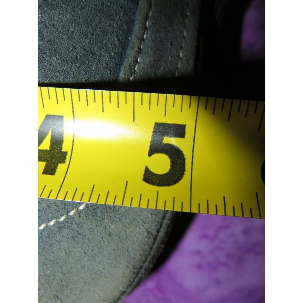 Coach 2004 Soho Suede & Leather Demi Hobo Handbag in Denim Gray Blue 4284 - Picture 11 of 12